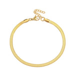 Load image into Gallery viewer, Gold Plated Serpentine Chain Anklet - Stylish Beach Jewelry for Women