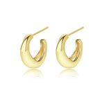 Load image into Gallery viewer, 14K Gold Plated Stud Earrings for Women, 925 Sterling Silver Lightweight
