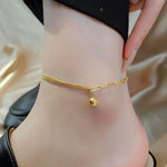 Load image into Gallery viewer, Dainty Double Layer Chain Anklets - Tarnish-Free Beach Jewelry
