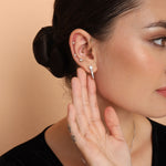 Load image into Gallery viewer, Moissanite Hoop Earrings in Silver – Elegant Jewelry for Every Occasion