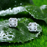 Load image into Gallery viewer, Round Brilliant Cut Zirconia Earrings