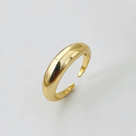 Load image into Gallery viewer, 925 Sterling Silver Minimalist 14K Gold Plated Ring