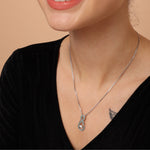 Load image into Gallery viewer, Emerald Green Infinity Birthstone Necklace - May Gemstone