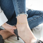 Load image into Gallery viewer, Dainty 18K Gold Plated Anklet - Beach Bracelet
