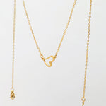 Load image into Gallery viewer, Dainty Gold Plated Heart Necklace