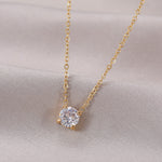 Load image into Gallery viewer, Elegant Zircon Birthstone Necklace