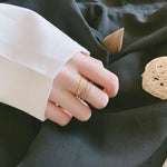 Load image into Gallery viewer, 925 Sterling Silver Ring - Fine Gold Silver Plated Jewelry