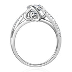 Load image into Gallery viewer, Round Brilliant Cut Zirconia Engagement Rings Jewelry - 925 Sterling Silver