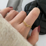 Load image into Gallery viewer, Dainty Gold Plated Stacking Rings
