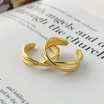 Load image into Gallery viewer, 925 Sterling Silver Adjustable Layer Cross Couple Rings