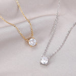 Load image into Gallery viewer, Elegant Zircon Birthstone Necklace