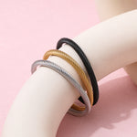 Load image into Gallery viewer, Gold Plated Cable Chain Cuff Bracelet