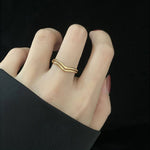 Load image into Gallery viewer, Dainty Gold Plated Stacking Rings
