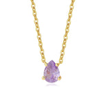 Load image into Gallery viewer, Alexandrite Water Drop Pendant Necklace