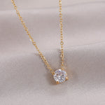 Load image into Gallery viewer, Elegant Zircon Birthstone Necklace