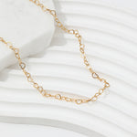 Load image into Gallery viewer, Dainty Hollow Heart Choker in Gold-Plated Finish