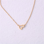 Load image into Gallery viewer, Fashionable Initial & Love Pendant Necklace