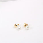 Load image into Gallery viewer, 14K Gold Plated Natural White Pearl Drop Earrings for Women, Jewelry Gifts