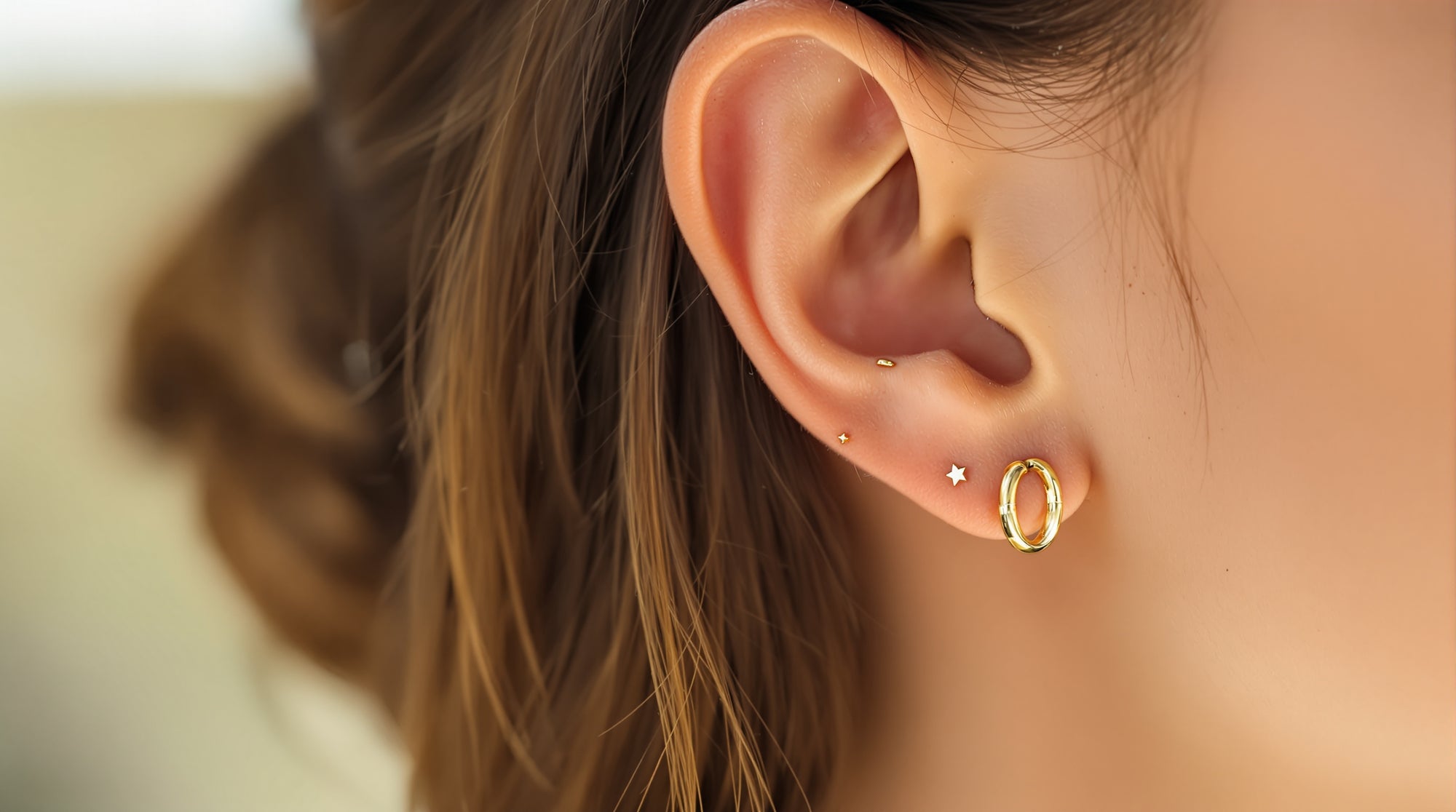 piercing jewelry cartilage earring for sensitive ears