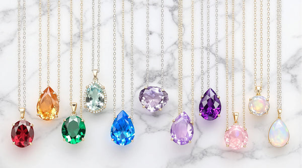 Birthstone Style Birthstone Necklace Guide: How to Choose & Style (2026) – AJLuxe