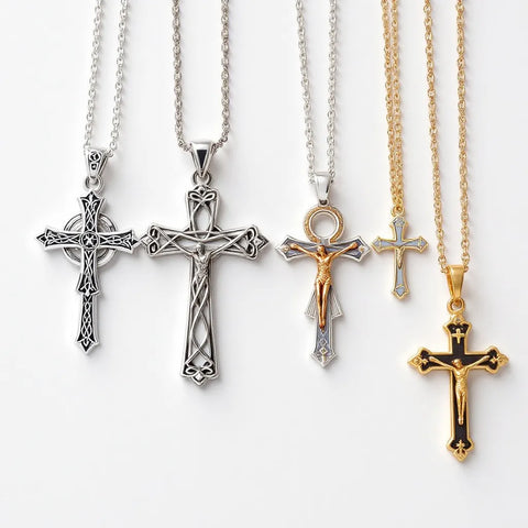 Types of Cross Necklaces: Latin, Celtic, Orthodox, Ankh, and More