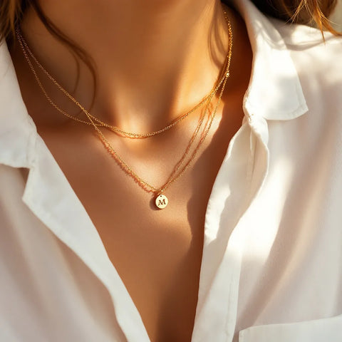 Layering Initial Necklaces: How to Stack Letter Necklaces That Look Intentional