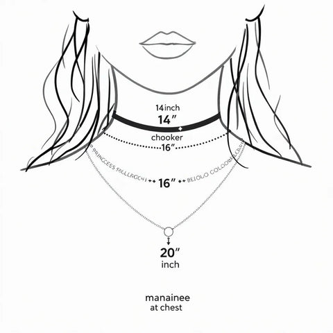 Chain Necklace Length Guide: 14 to 36 Inches Explained