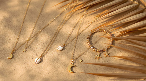 Bijoux boheme style nature avec breloques, alternative a Ikita