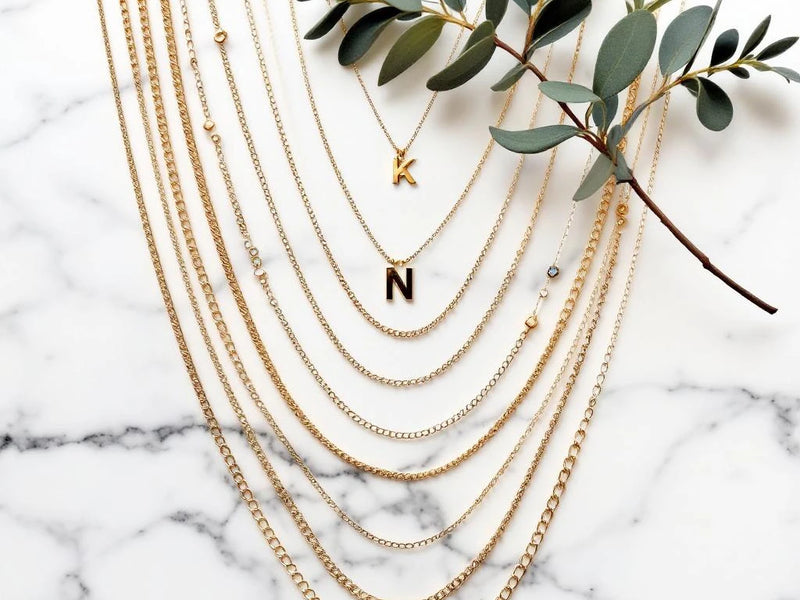 Complete Guide to Initial Necklaces: Styles, Chains, Lengths & Layering