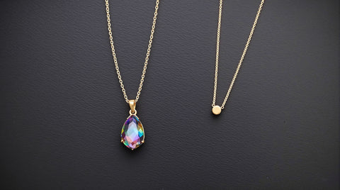 Comparing costume jewelry vs fine jewelry necklaces to judge quality