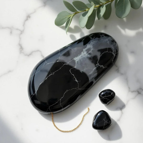 (未使用･未開封品)EMISSARY - Onyx(黒) Black Onyx Meaning: Protection, Strength & 5,000 Years of History