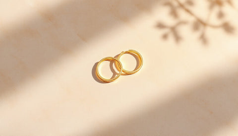 Editorial jewelry photograph for quince vs mejuri