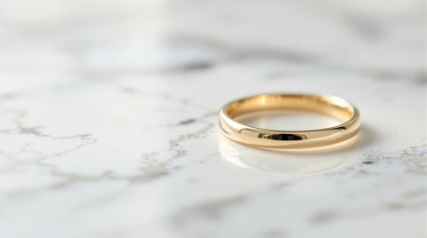 What does 417 mean on jewelry — 10K gold hallmark stamp close-up