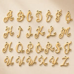 Load image into Gallery viewer, Heart initial necklace available in all 26 letters A to Z - 18K gold plated
