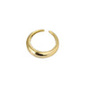 Minimalist Gold Ring for Women — 925 Sterling Silver, 14K Gold Plated, Thin Band
