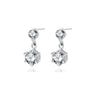 CZ Dangle Earrings for Women — 925 Sterling Silver, Sparkling Drop, Hypoallergenic