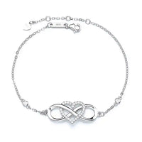 Heart Charm Bracelet for Women — 18K Gold Plated, Heart Link Chain, Gift-Ready