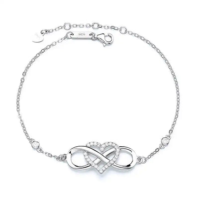Heart Charm Bracelet for Women — 18K Gold Plated, Heart Link Chain, Gift-Ready