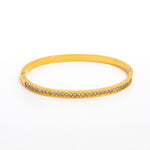 Load image into Gallery viewer, Zirconia Bangle Bracelet - Silver &amp; Gold Plated