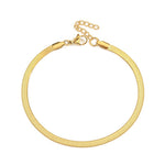 Load image into Gallery viewer, Gold Plated Serpentine Chain Anklet - Stylish Beach Jewelry for Women