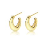 Load image into Gallery viewer, 14K Gold Plated Stud Earrings for Women, 925 Sterling Silver Lightweight

