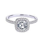 Load image into Gallery viewer, Moissanite Diamond Halo Ring - 5A Zircon Wedding Rings