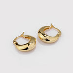 Load image into Gallery viewer, 18K Gold Plated Hoop Earrings 925 Silver - 15mm