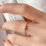Load image into Gallery viewer, Chic 18K Gold Plated Diamond Stacking Rings
