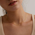 Load image into Gallery viewer, Layered Gold Plated Choker Necklace
