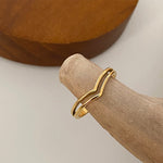 Load image into Gallery viewer, Dainty Gold Plated Stacking Rings