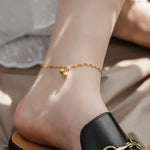 Load image into Gallery viewer, Dainty Ball Pendant Anklets - Waterproof Beach Jewelry
