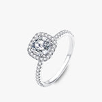 Load image into Gallery viewer, Moissanite Diamond Halo Ring - 5A Zircon Wedding Rings
