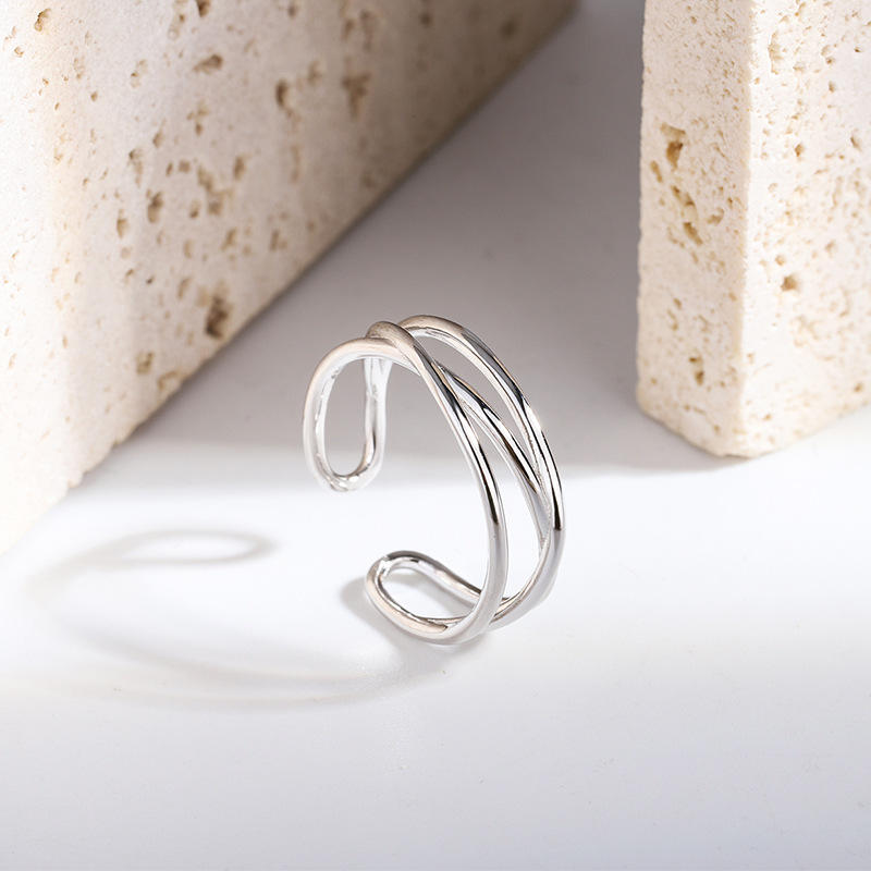 925 Sterling Silver Ring - Fine Gold Silver Plated Jewelry