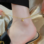 Load image into Gallery viewer, Dainty Double Layer Chain Anklets - Tarnish-Free Beach Jewelry
